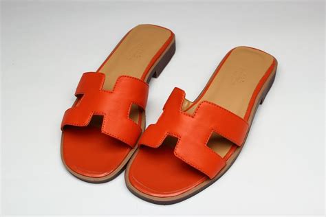 chaussures femme hermes|hermes orange sandals.